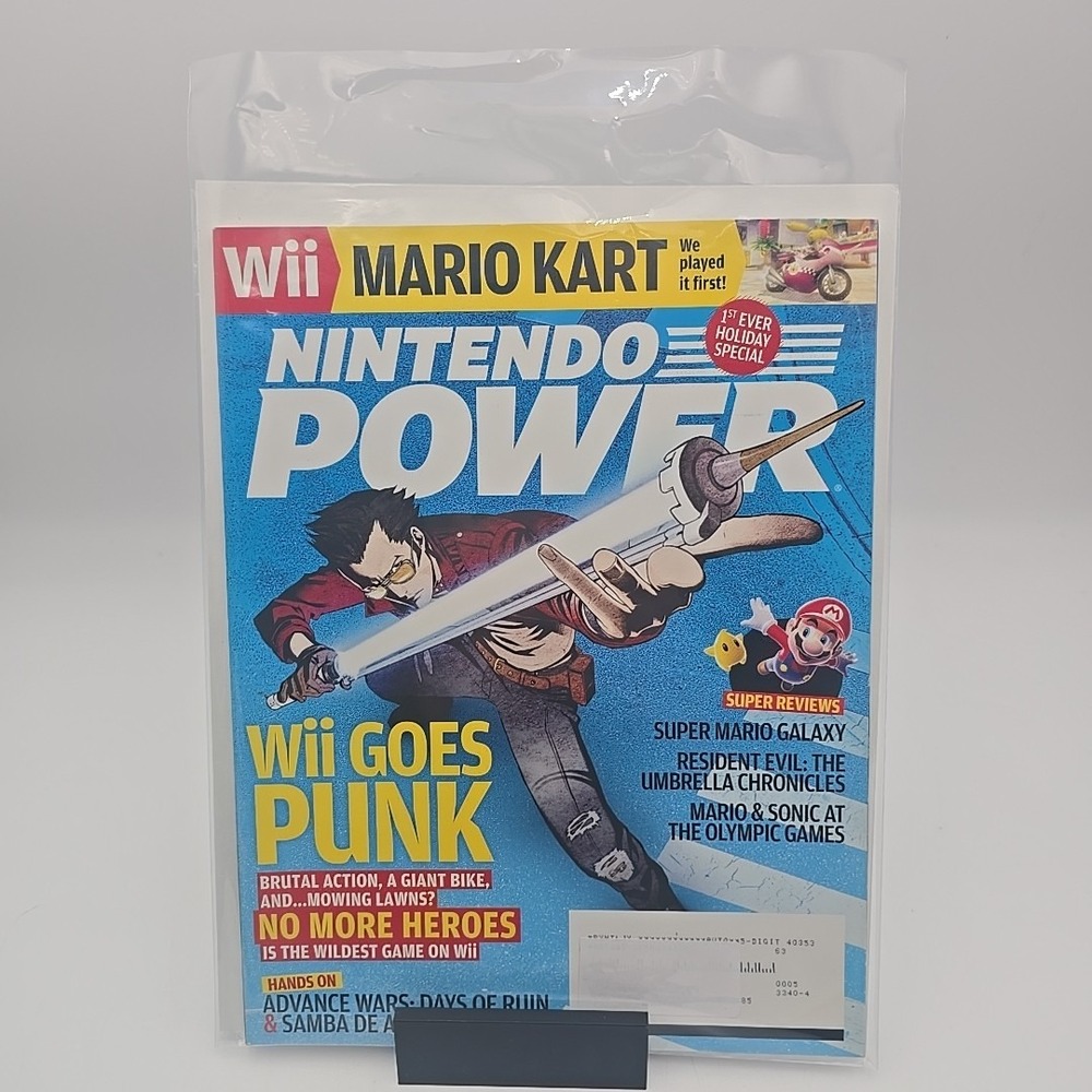 Nintendo Power Vol 223 No More Heroes Soul Calibur Legends Poster Magazine 2007